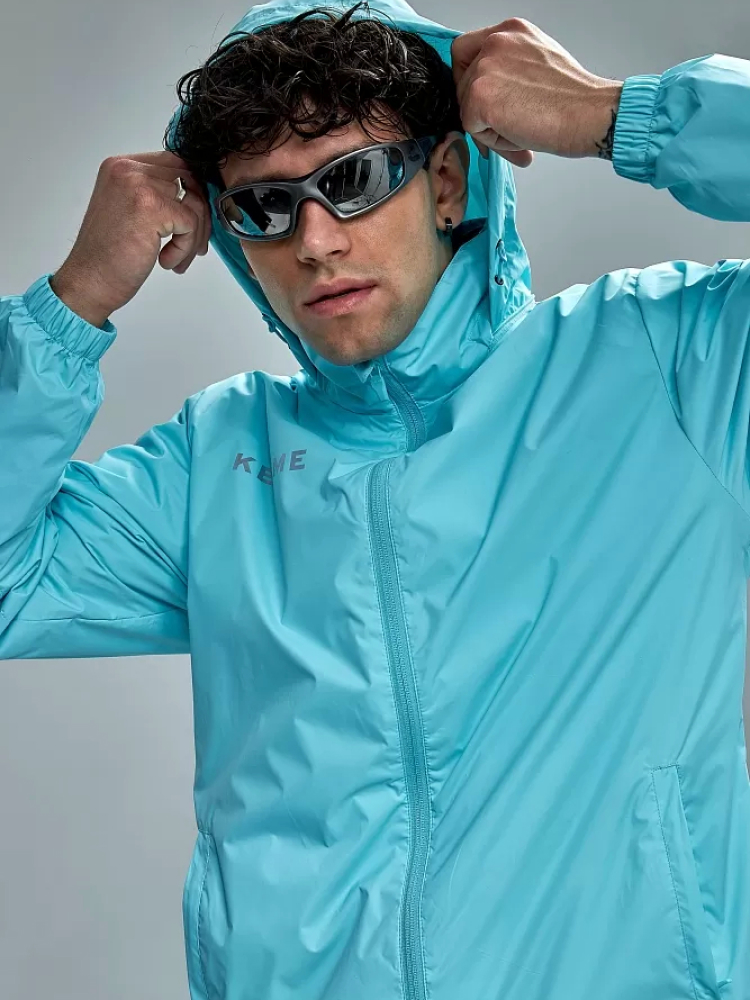 Ветровка Kelme Raincoat 3801241-405 Light Blue