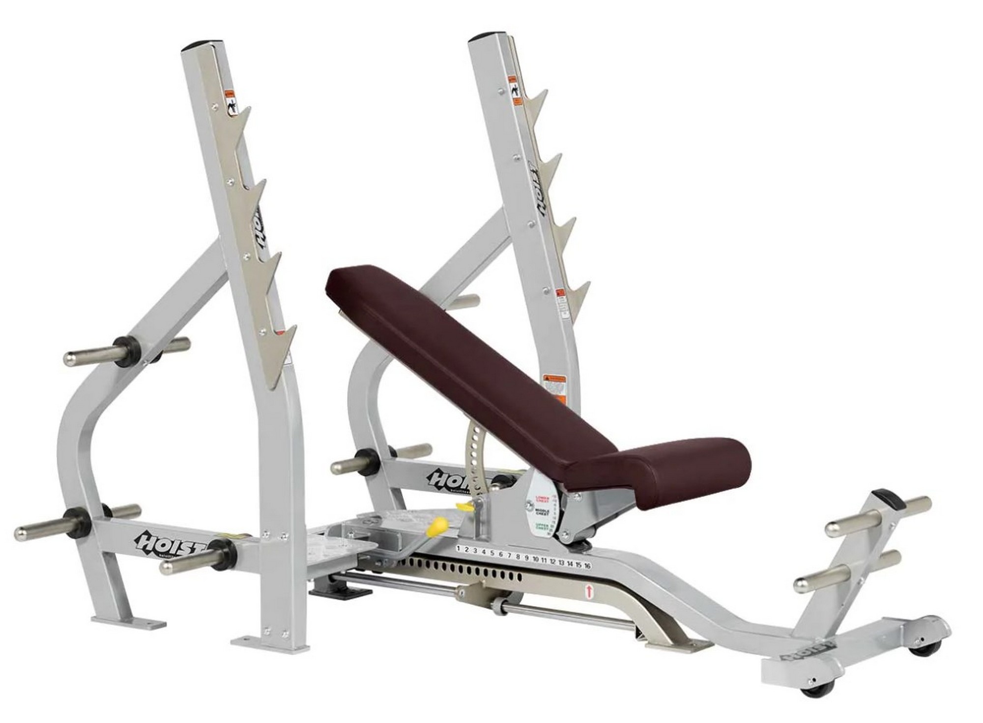 Олимпийская скамья с регулировкой наклона Hoist CF-2179 | Premium Fitness
