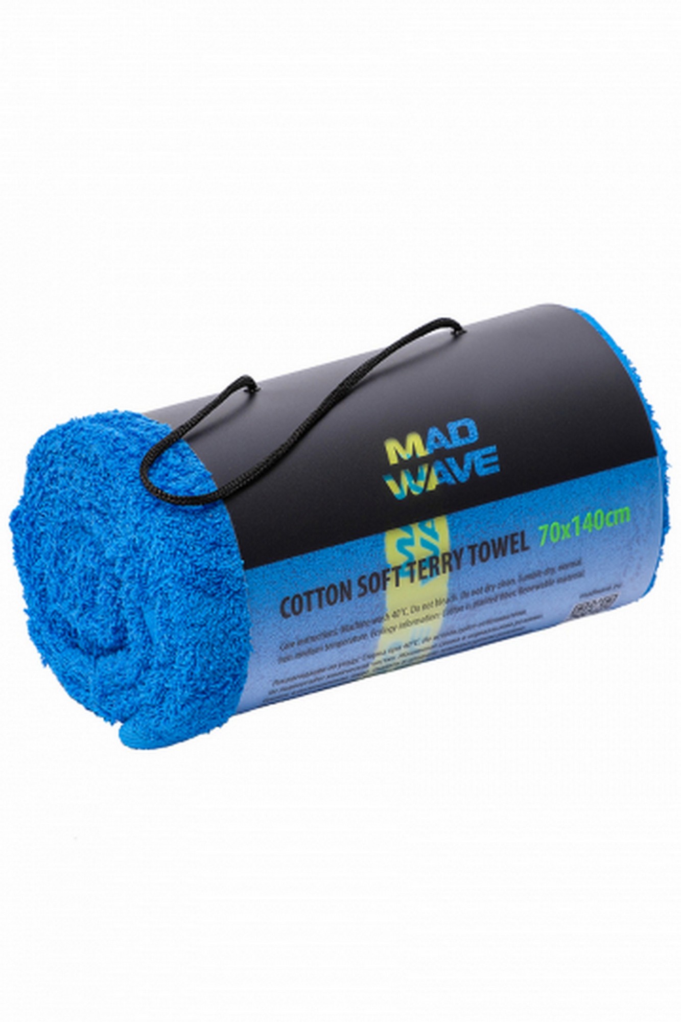 Полотенце Mad Wave Cotton Sort Terry Towel M0762 01 1 04W синий