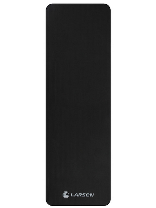 Коврик для фитнеса и йоги, NBR, 183х61х1,2см Larsen ECE 069 чёрный