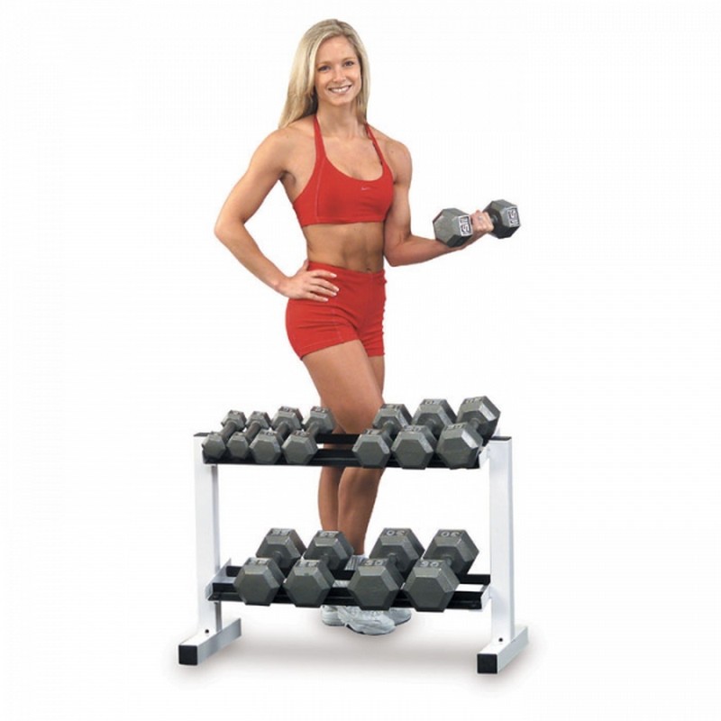 Подставка для гантельного ряда Body Solid Powerline PDR282