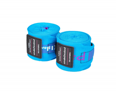 Бинты боксерские, длина 3,5 м Clinch Boxing Hand Wrap Undefeated C240 светло-синий