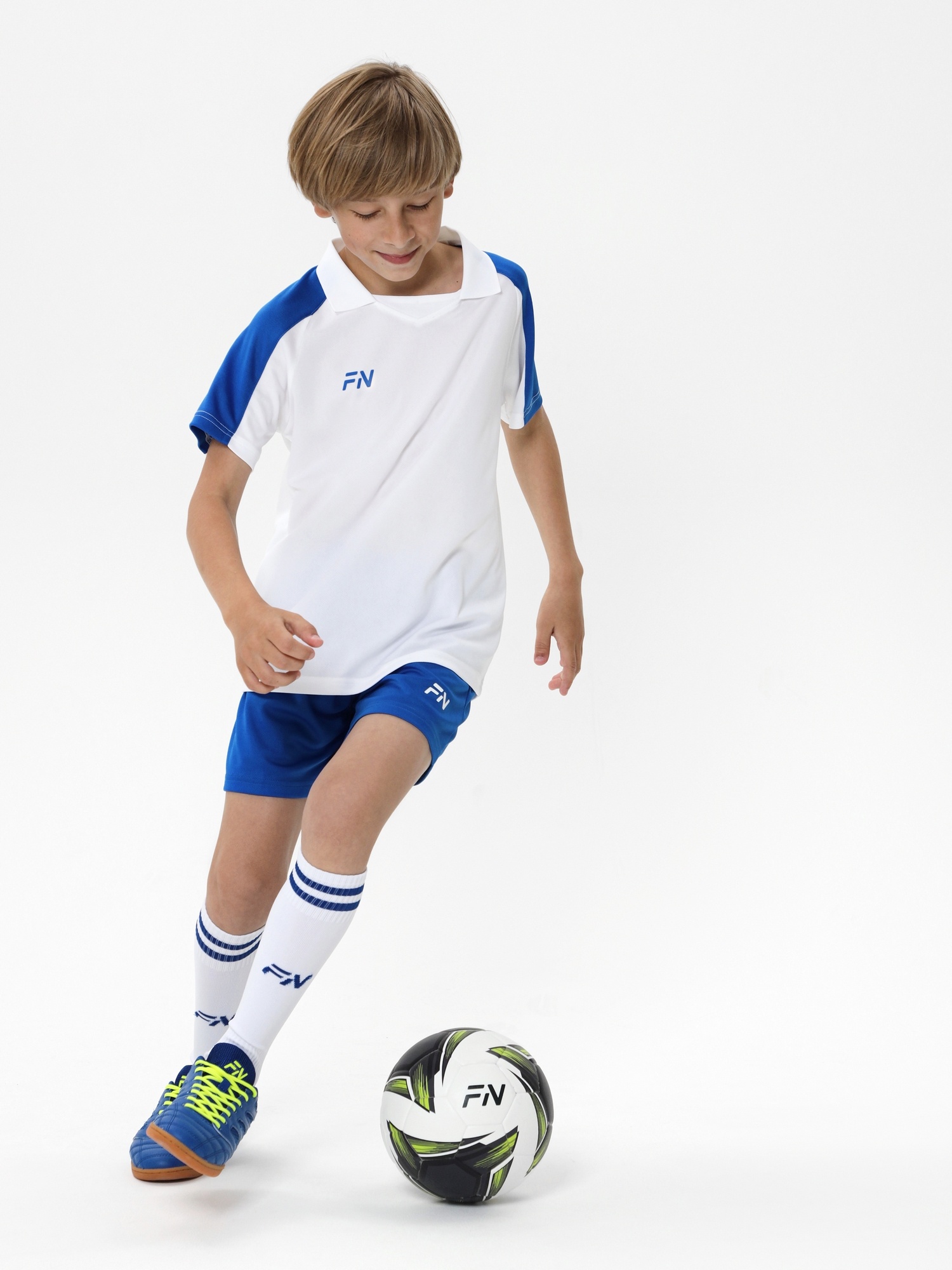 Детская футбольная форма FN Phantom Kid KFN4261022-409 White\Blue