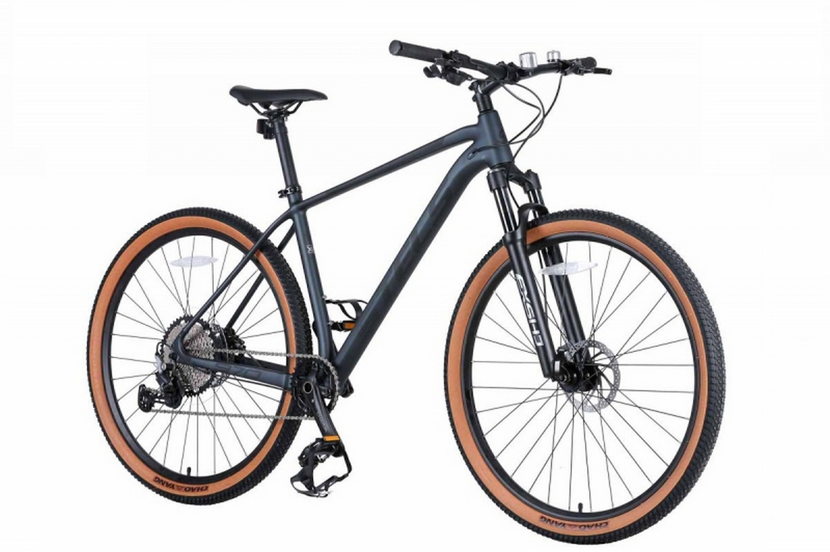 Велосипед 29" Stels Navigator 970 D (рама 21) (ALU рама) (12-ск) (ГИДРАВЛИКА) 2026 X0000001887 Серый\Черный