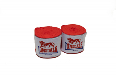 Бинты 4,5м Lonsdale Fernie 160064 450 RD красный