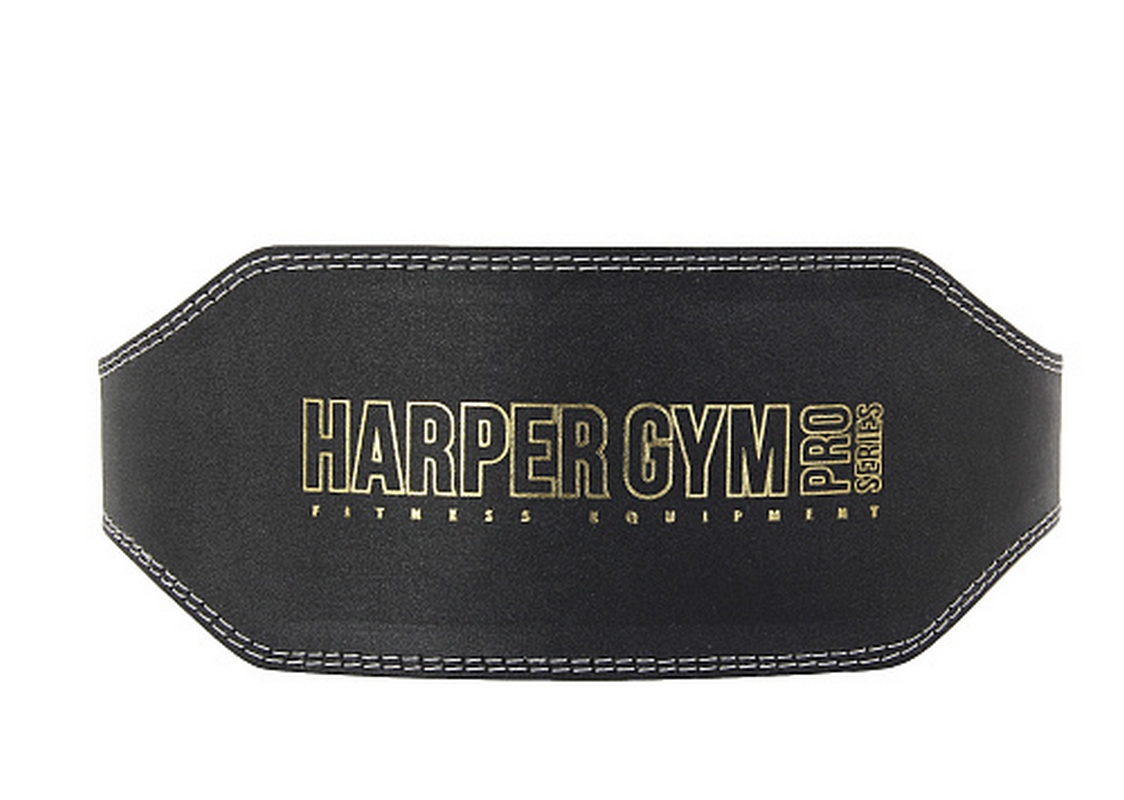 Пояс для тяжелой атлетики усиленный (широкий) Harper Gym Pro Series JE-2622HG черный