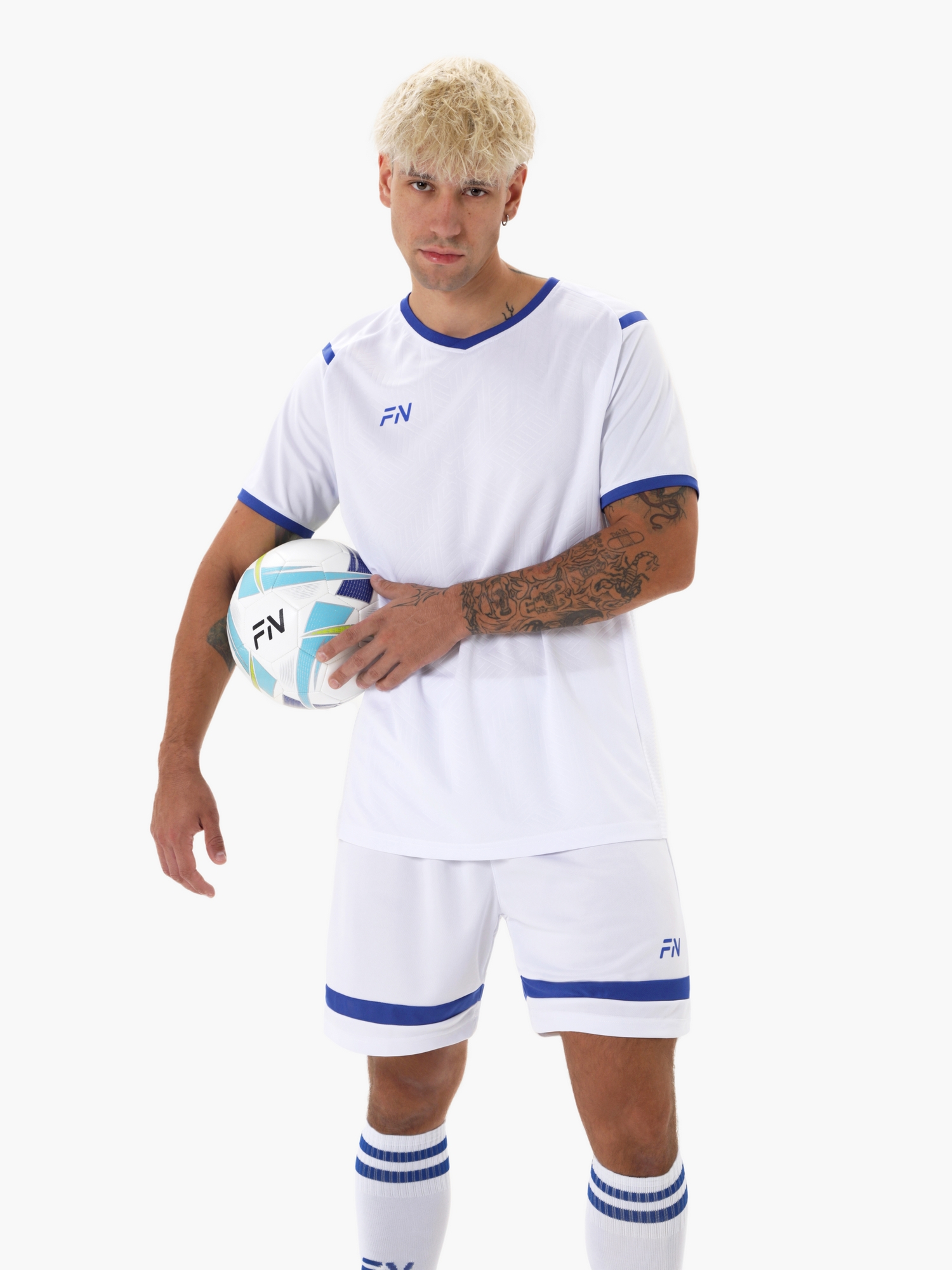 Футбольная форма FN Spirit FN4261018-104 White\Blue