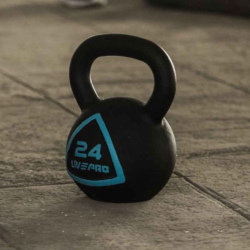 Чугунная гиря 8кг Live Pro Solid Cast Iron Kettlebell LP8041-08