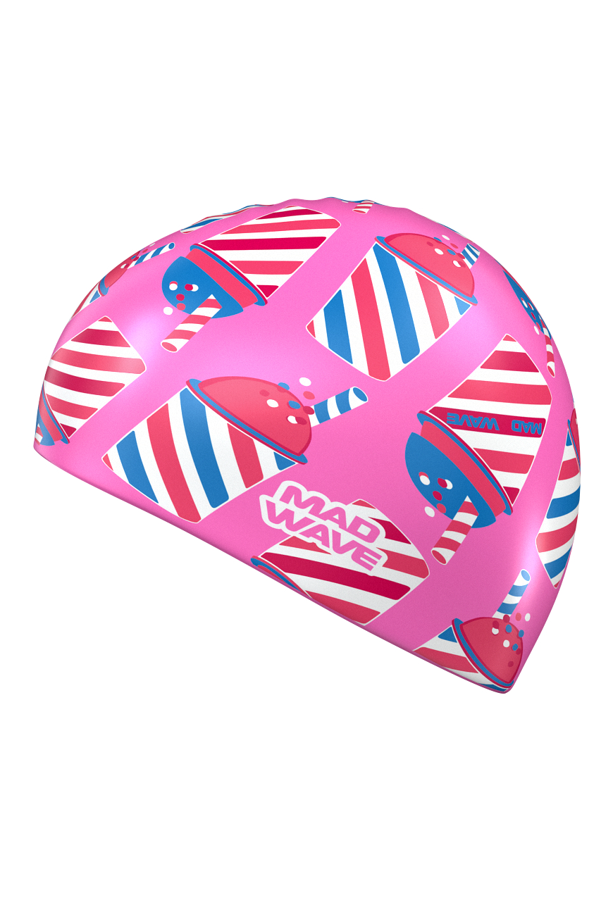 Силиконовая шапочка Mad Wave Ice cream big M0555 01 0 00W розовый