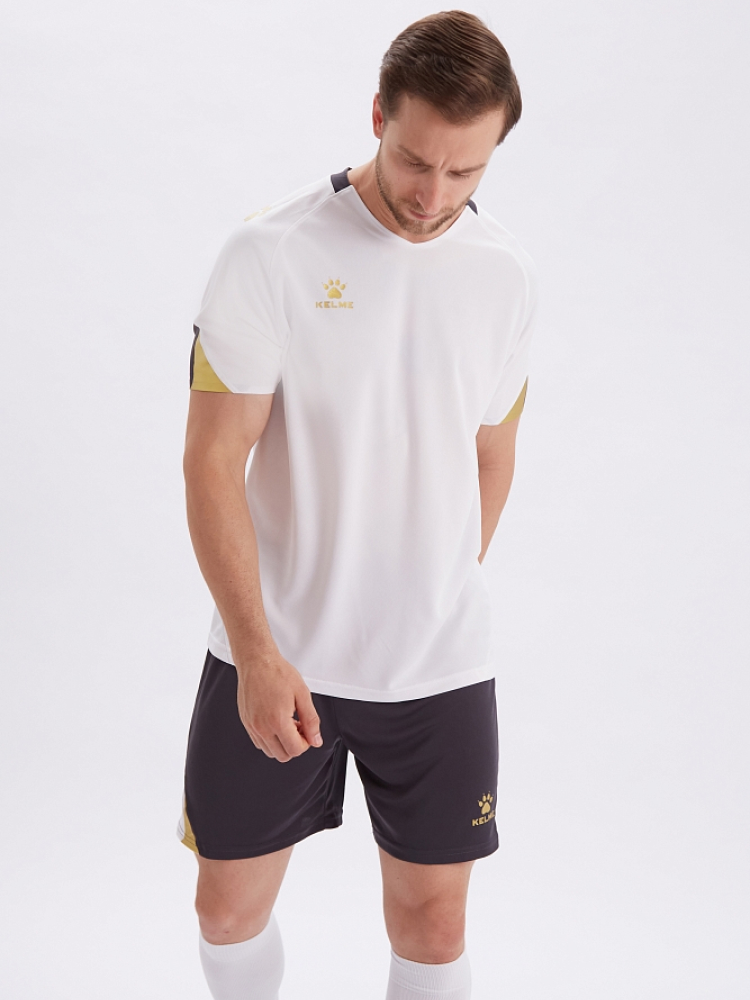 Футбольная форма Kelme Short-Sleeved Football Suit 8151ZB1004-100 White\Black