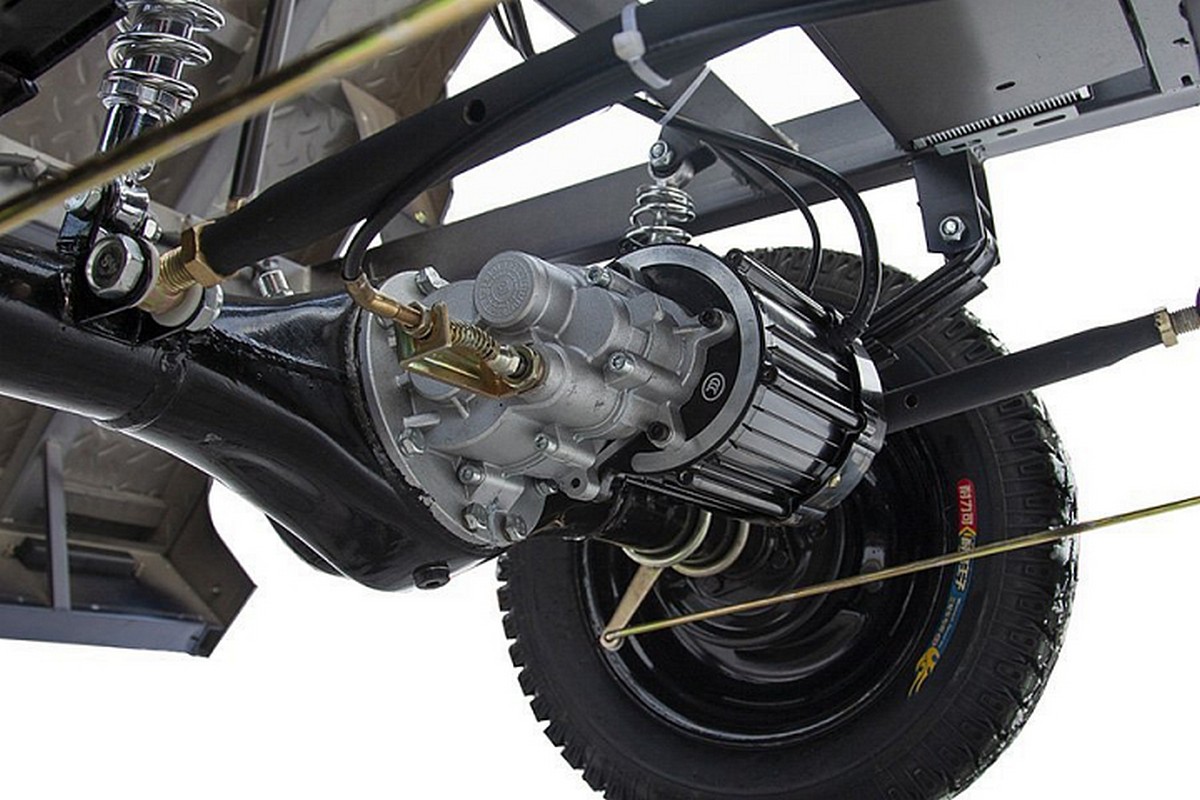 Грузовой электротрицикл RuTrike D4 1800 60V1500W 023293-2495 темно-серый