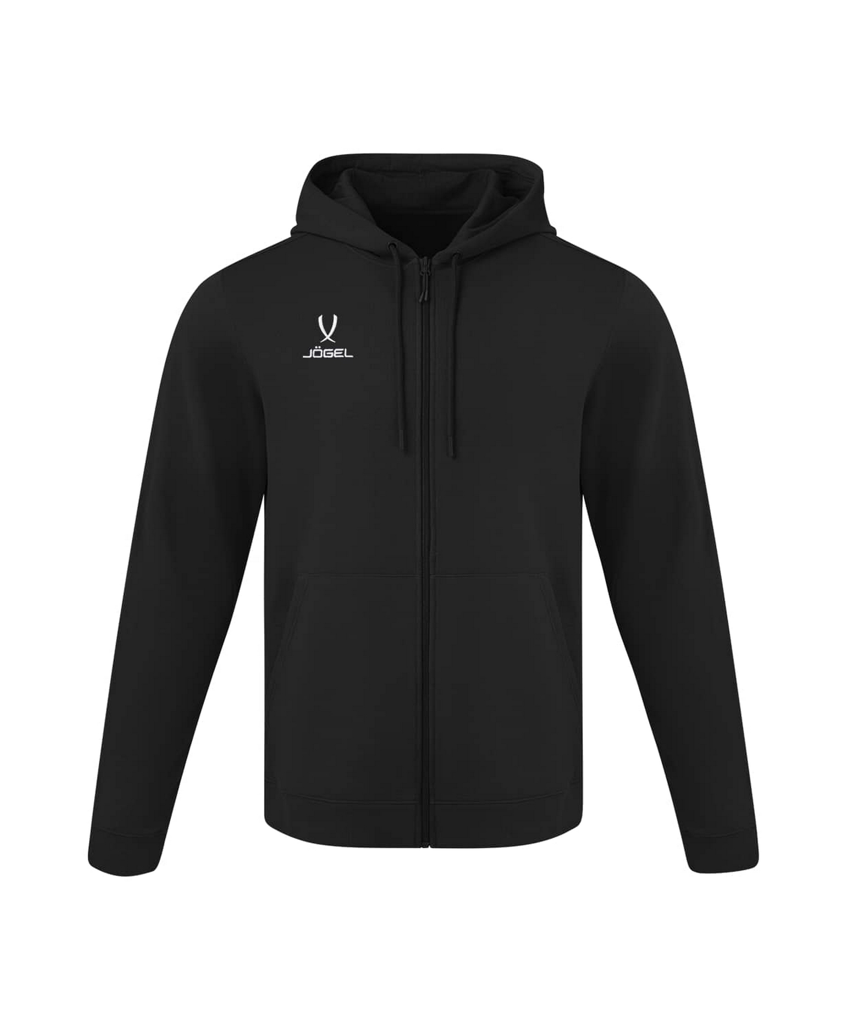 Флисовое худи на молнии Jogel ESSENTIAL Cotton Fleece FZ Hoodie, черный