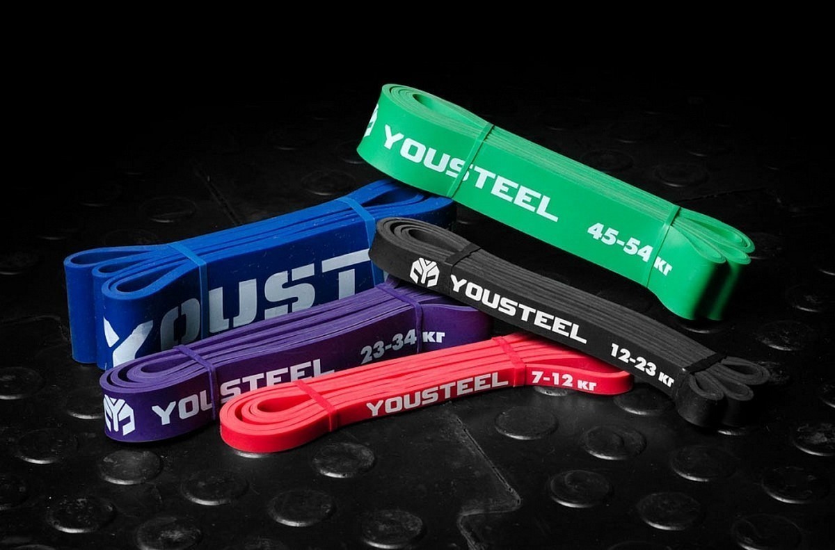 Резиновая петля YouSteel 2000x64x4.6mm, синяя