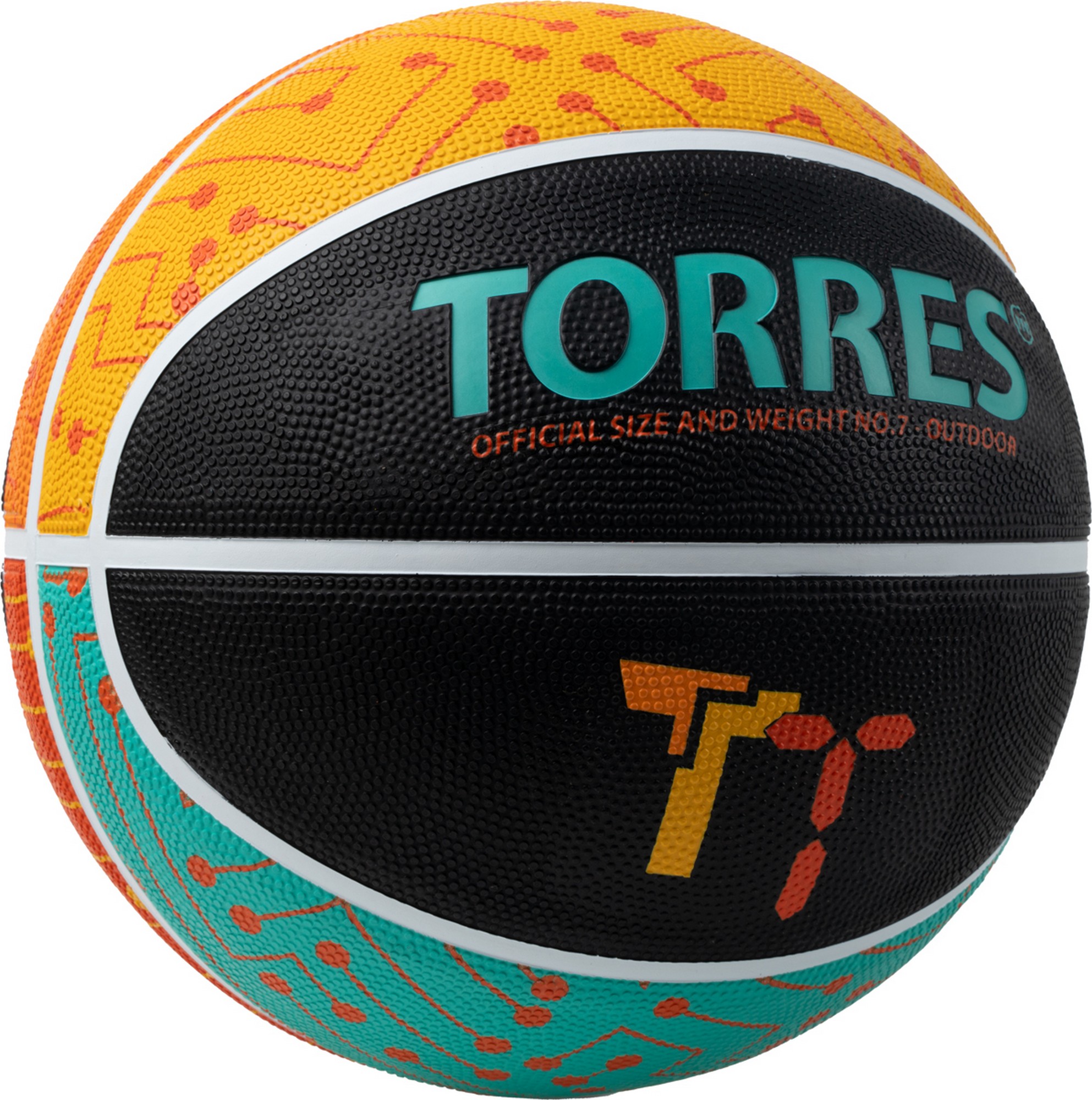 Мяч баскетбольный Torres TT B023157 р.7