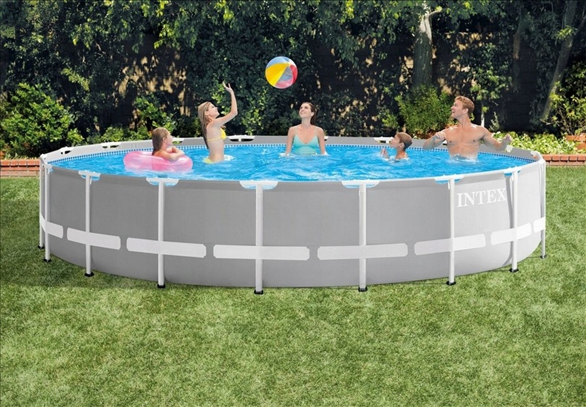 Каркасный бассейн круглый 610х132cм Intex Prism Frame 26756
