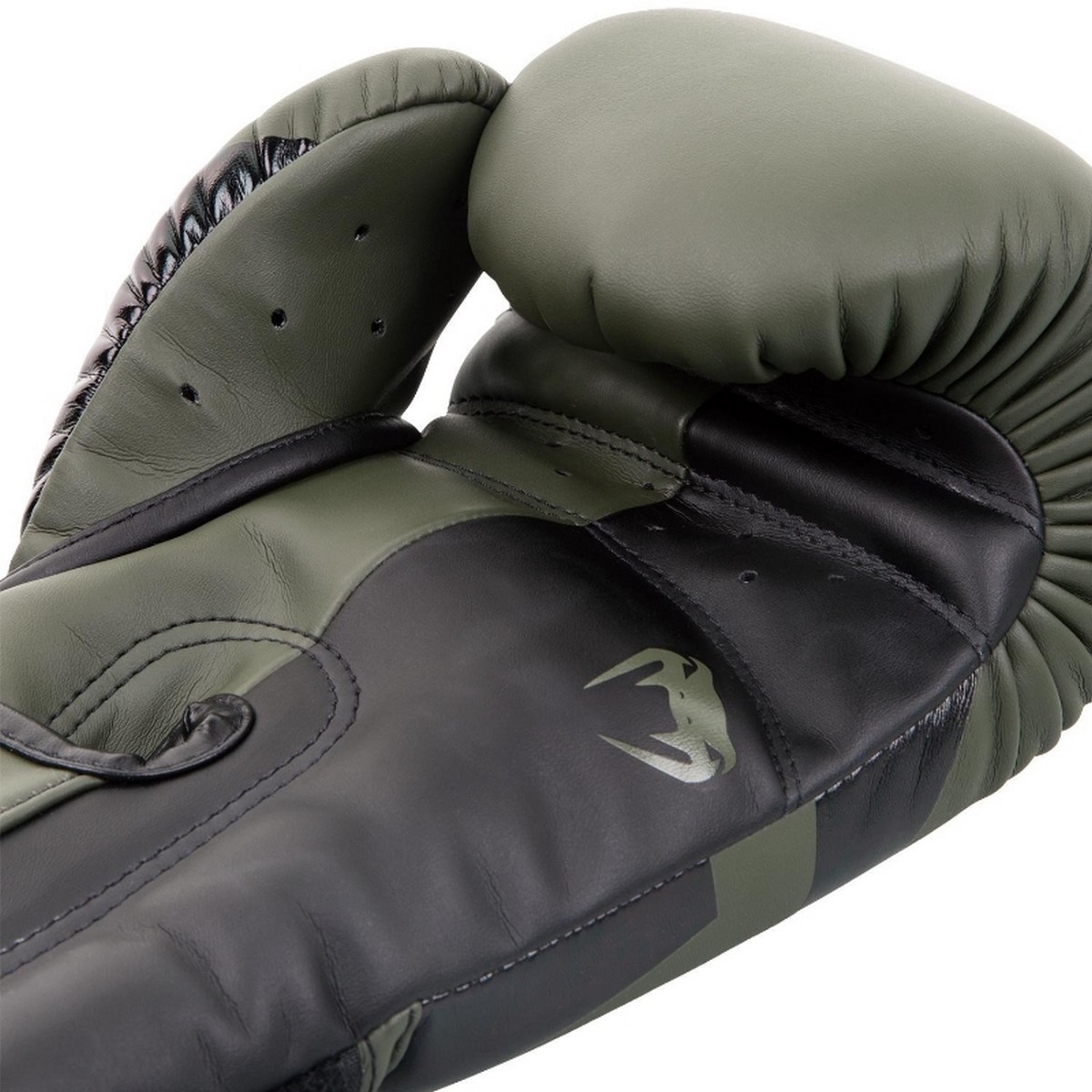 Перчатки Venum Elite 1392-200-12oz хакки\черный