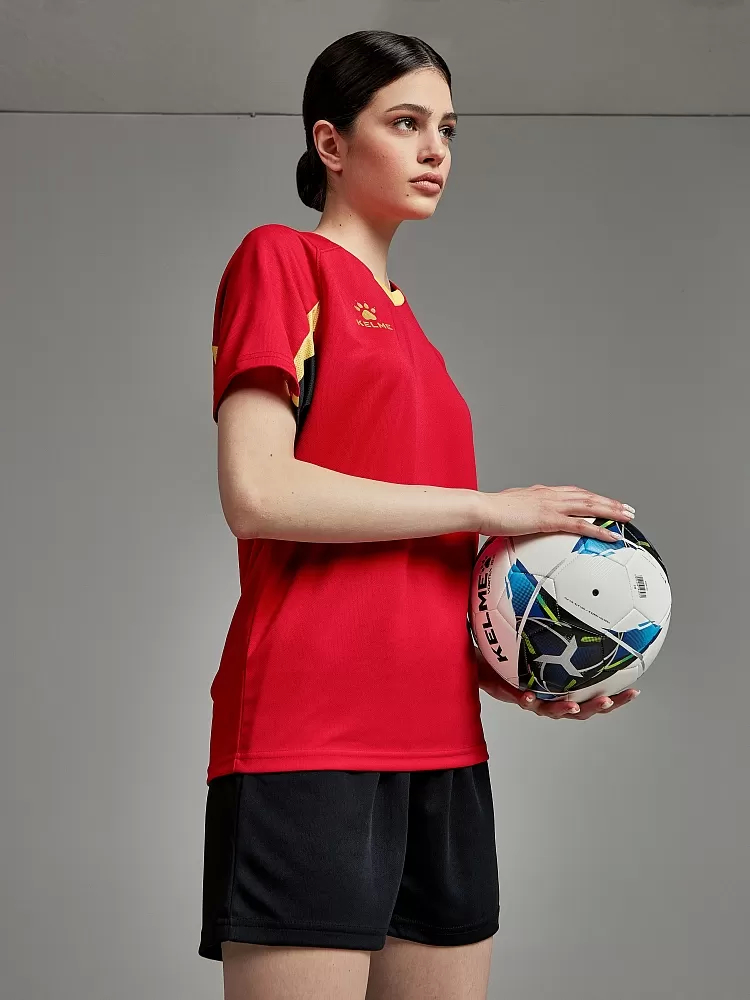 Футбольная форма Kelme Short-Sleeved Football Suit 8251ZB1002-600 Red\Black