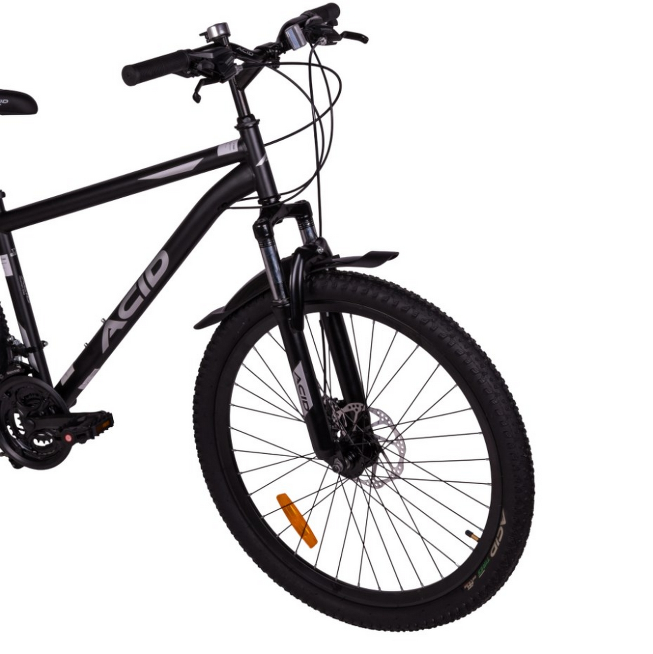 Велосипед 26" Acid F 600 D Black 053960 Flat\Silver