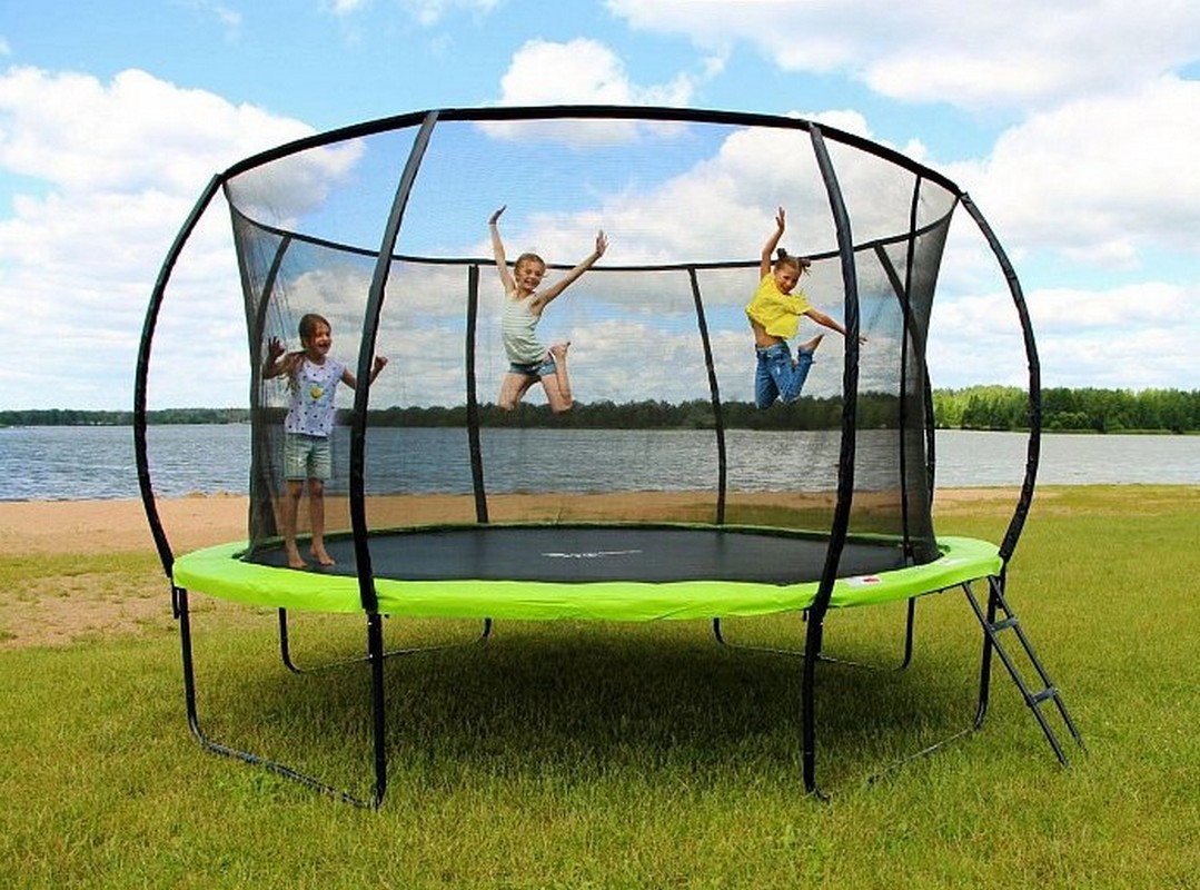 Батут Sundays Fitness Champion Premium-D374 с ограждением 461022