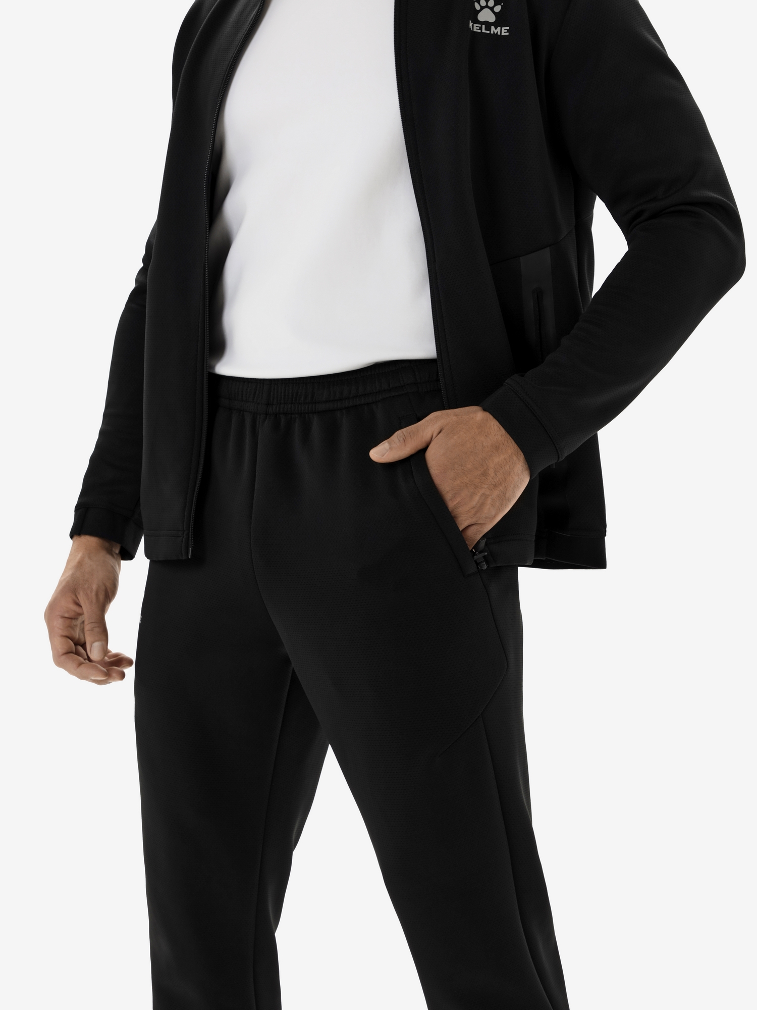 Спортивный костюм Kelme Knit Jacket Suit 8161TZ1001-000 Black
