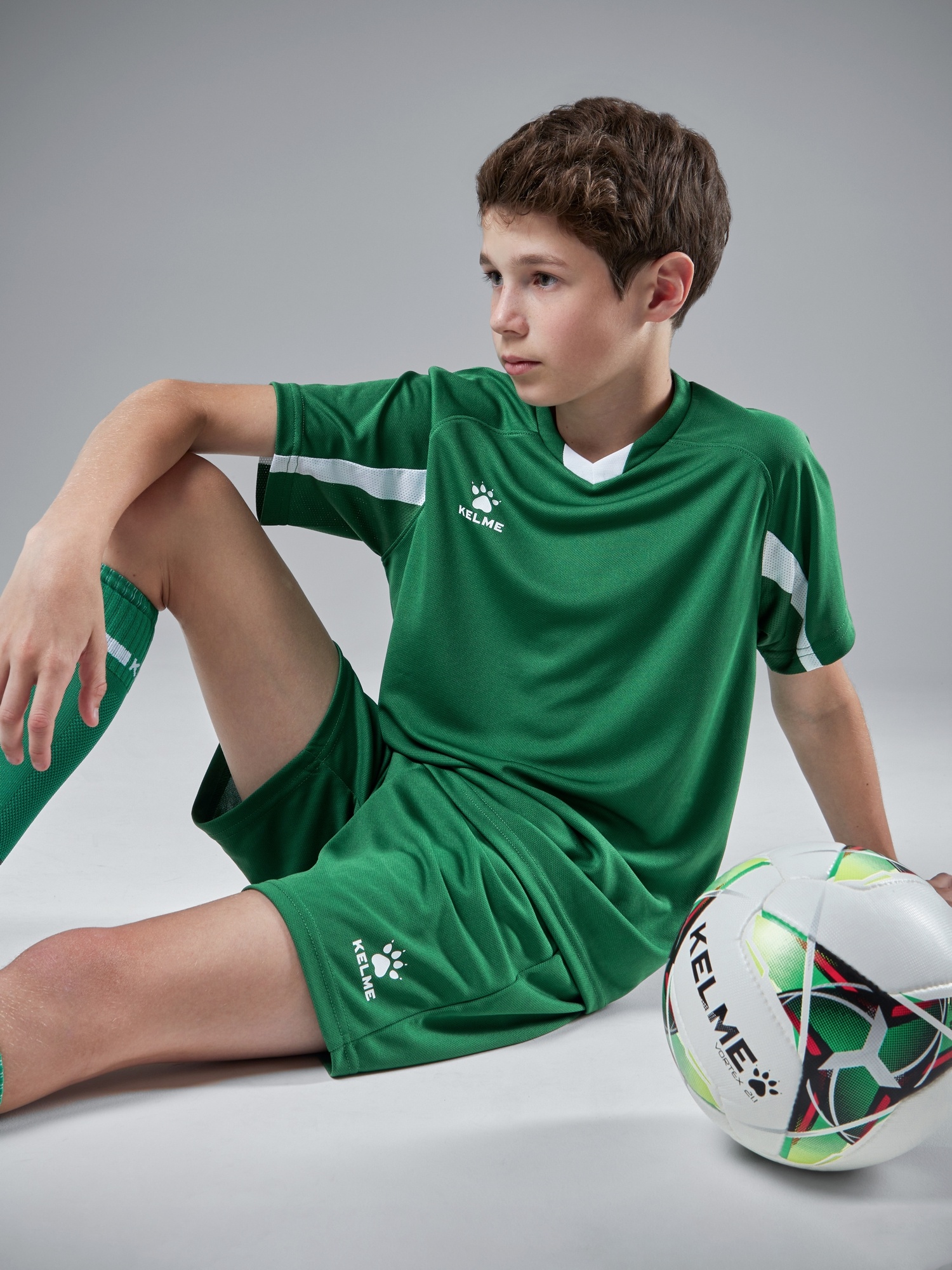 Детская футбольная форма Kelme Football Suit 7351ZB3130-311 Green