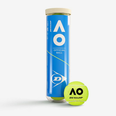 Мячи для большого тенниса,упаковка 4 шт, ITF Dunlop Australian Open 601602