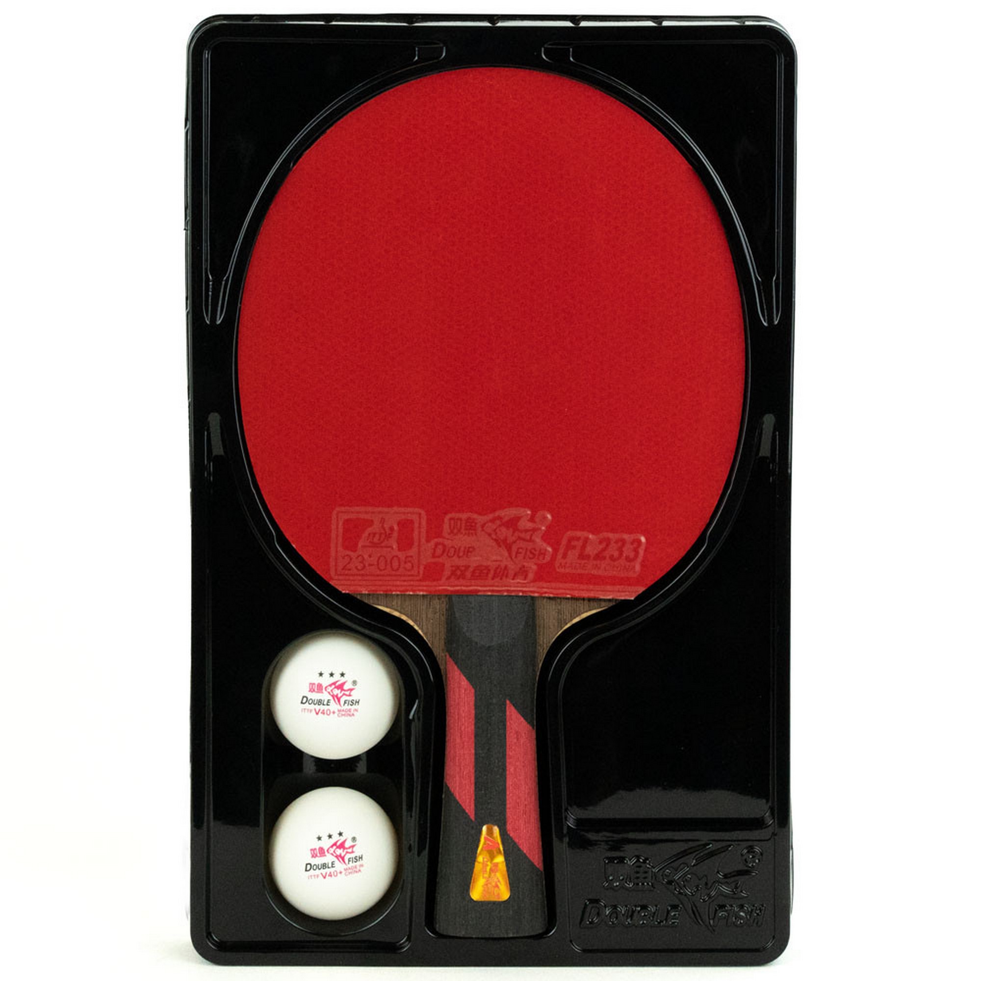 Ракетка для настольного тенниса Double Fish 7A+C ITTF Appr+ 2 мяча V40+мм ITTF Appr