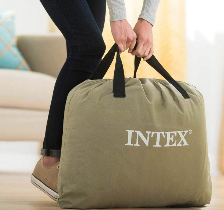 Надувной матрас Intex 191х137х25см Full Dura-Beam Pillow Rest Classic Airbed 64142