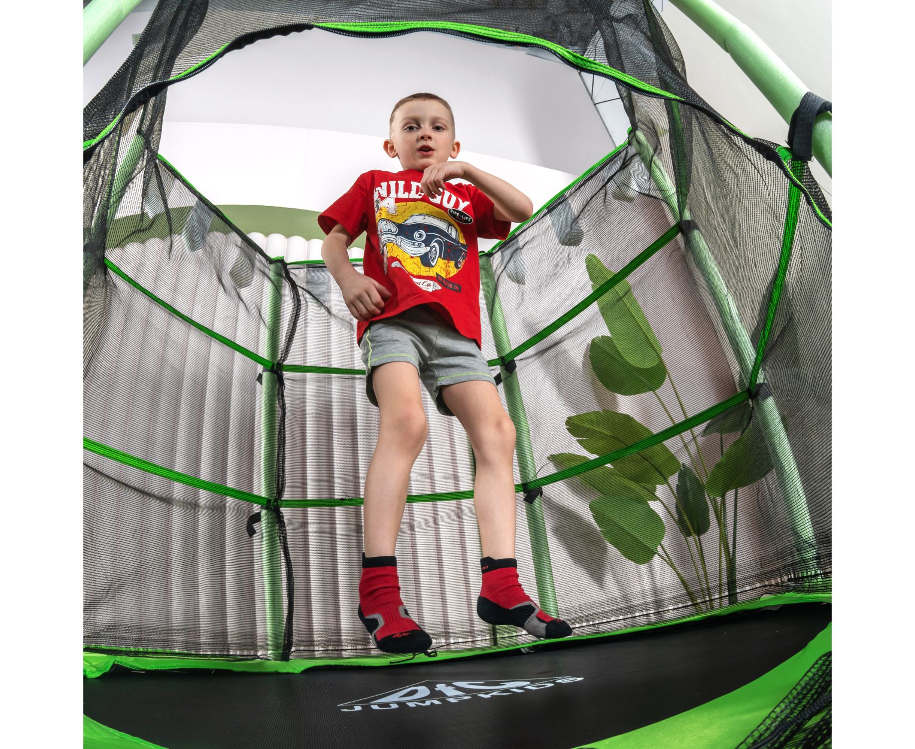 Батут DFC Jump kids 55" (137см) 55INCH-JD-G светло-зеленый