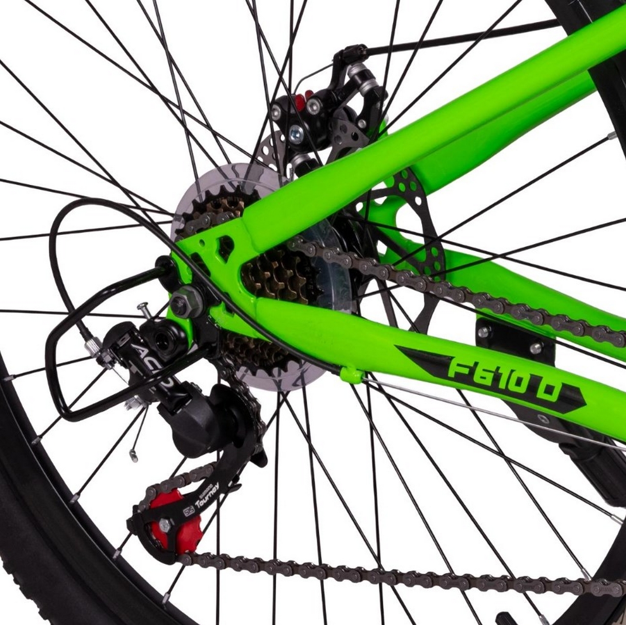Велосипед 26" Acid F 610 D Neon 053961 Green\Black