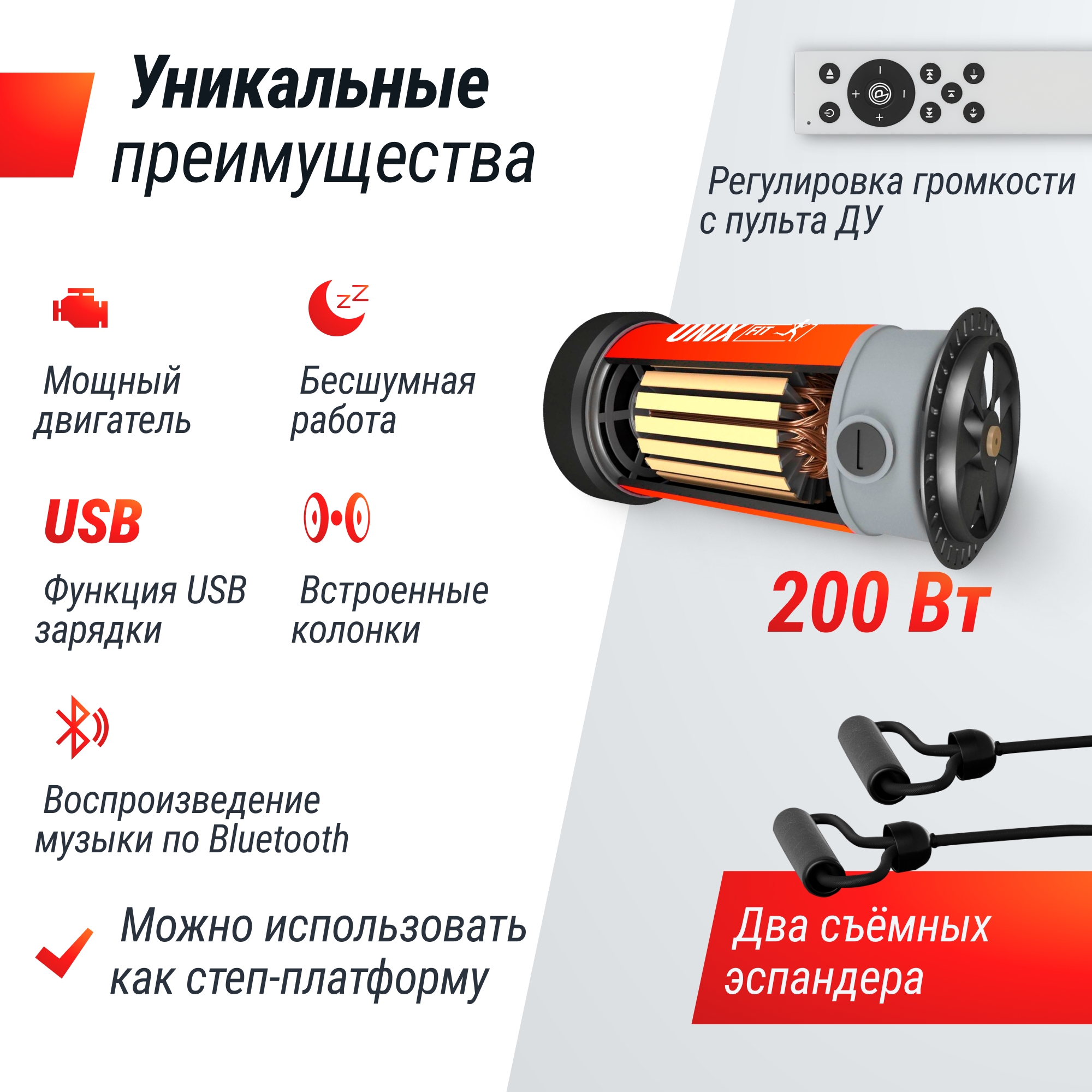 Виброплатформа UnixFit Edge 2D VP2DEBK Black