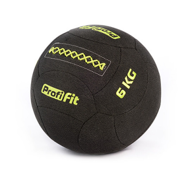 Медицинбол набивной кевларовый (Kevlar Wallball) Profi-Fit 6 кг
