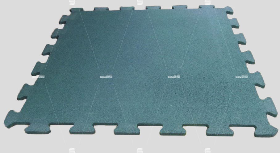 Резиновая плитка Sagama SportPlit Puzzle 97x97x1 см