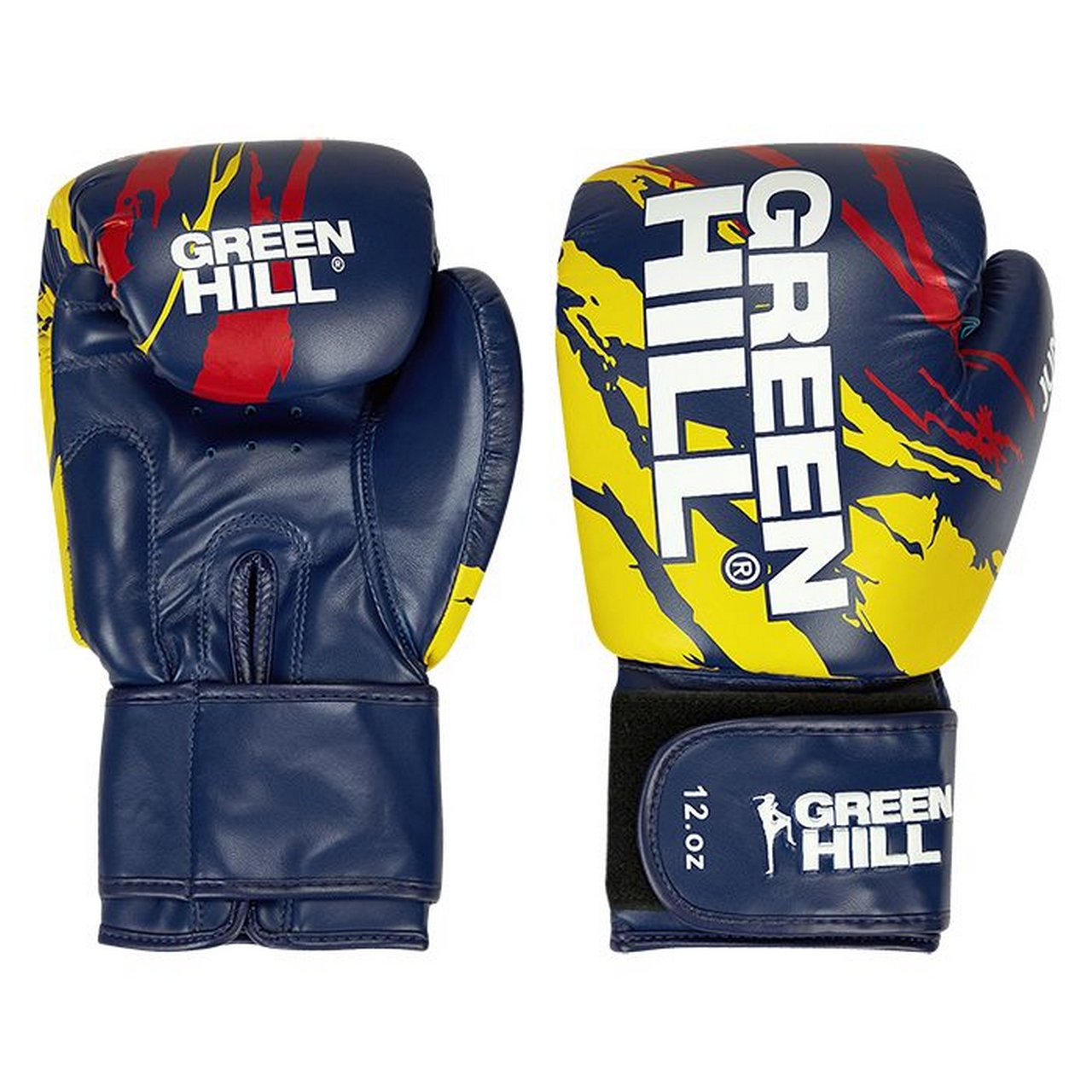 Перчатки для тайского бокса Green Hill JUMBO BGJ-2290 сине-желтый