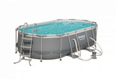 Каркасный овальный бассейн Bestway 427х250х100 см 56620