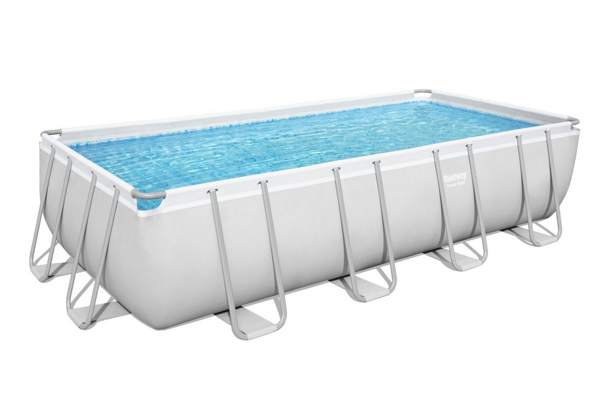 Каркасный бассейн прямоугольный 488х244х122cм Bestway Rectangular Frame 56671