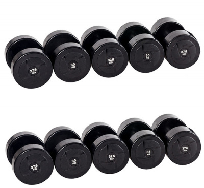 Гантельный ряд power (шаг 2,5 кг, 5 пар) Profi-Fit 27,5-37,5 кг