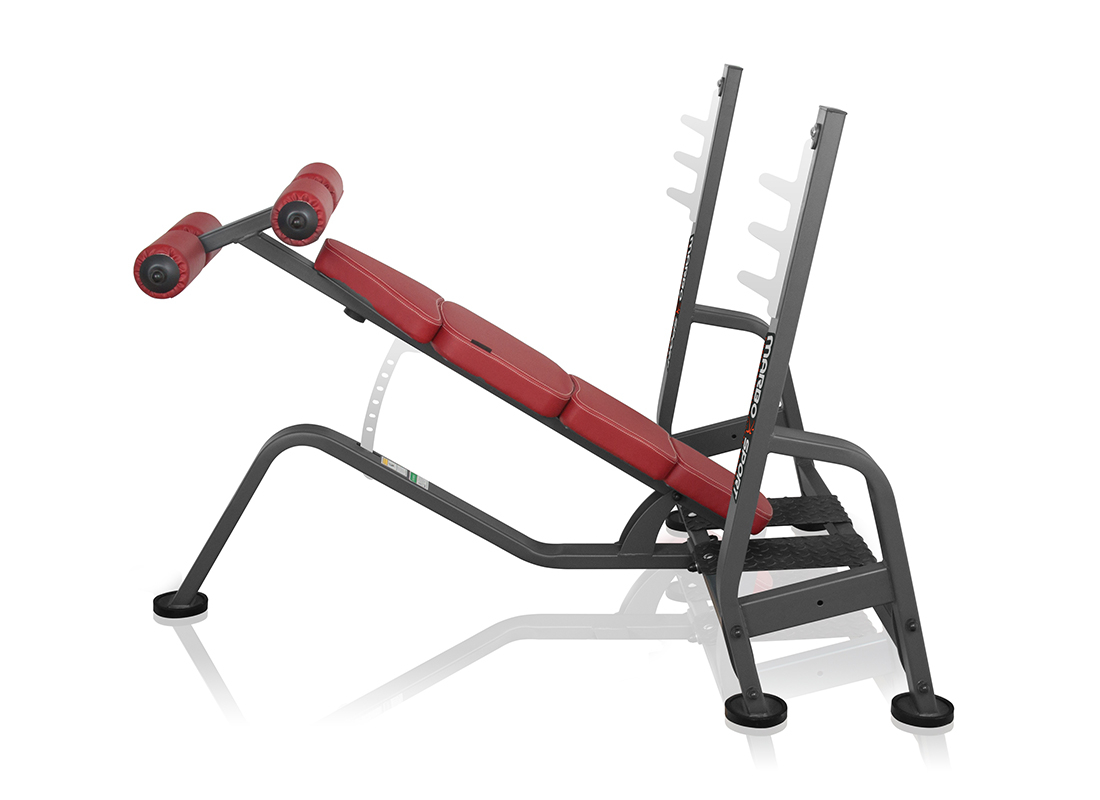 Скамья для жима (с отрицательным наклоном) Marbo MP-L208 | Premium Fitness