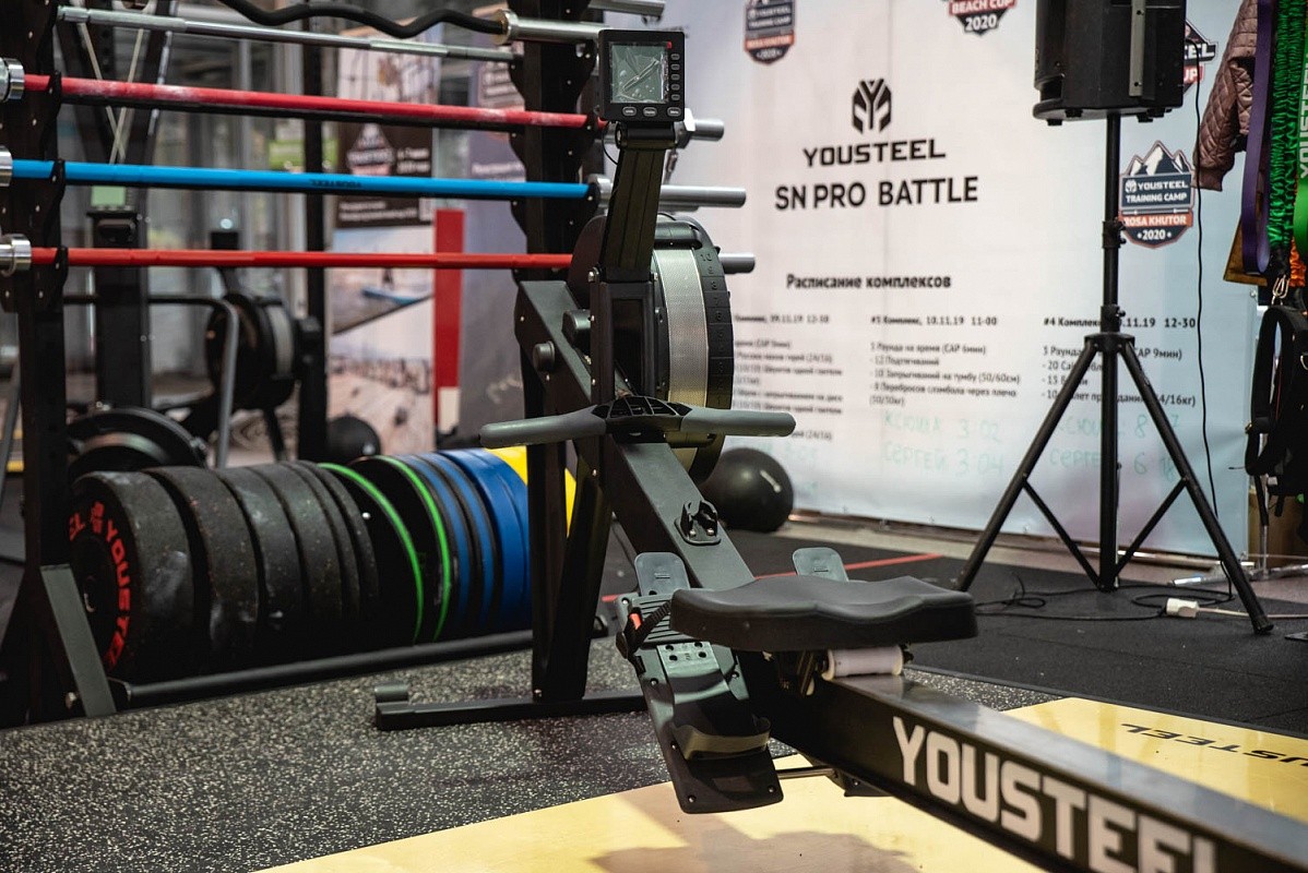 Гребной тренажер YouSteel Air Rower