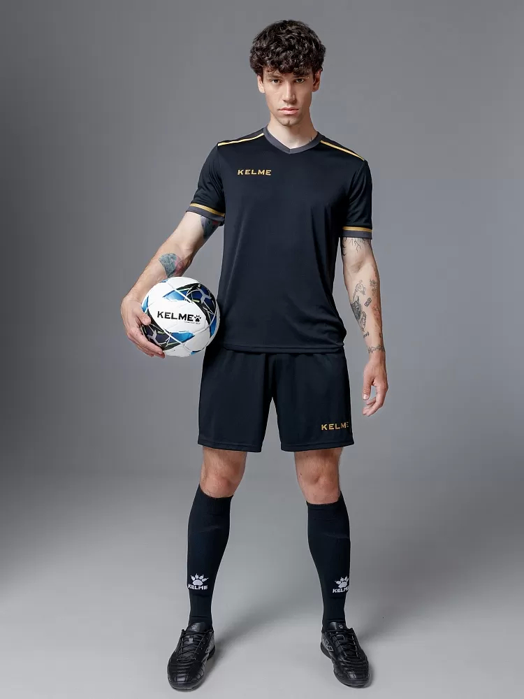 Футбольная форма Kelme Short Sleeve Football Uniform Suit 7451ZB1793-037 Black
