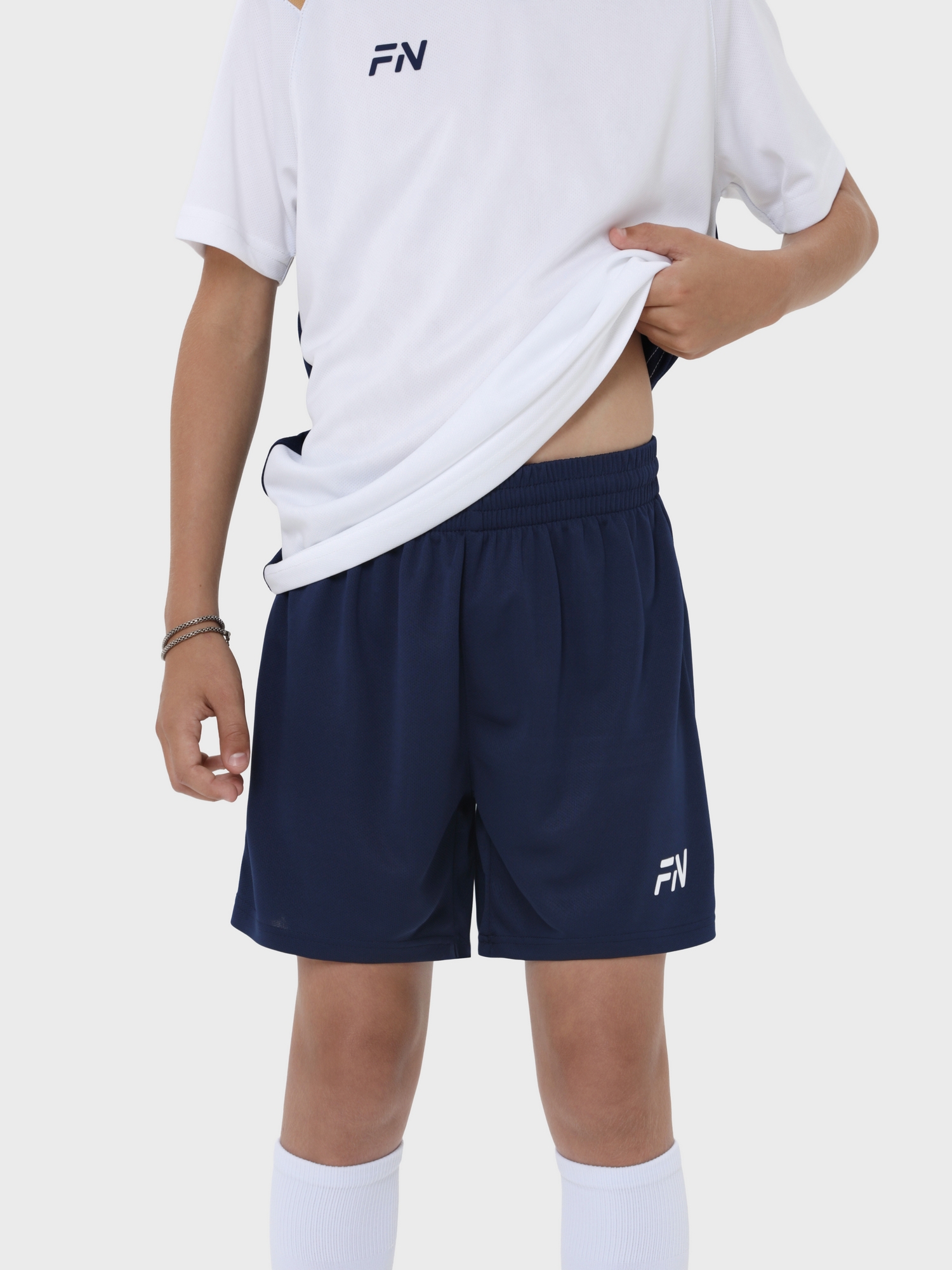 Детская футбольная форма FN Orbital Kid KFN4261019-104 White\Dark Blue