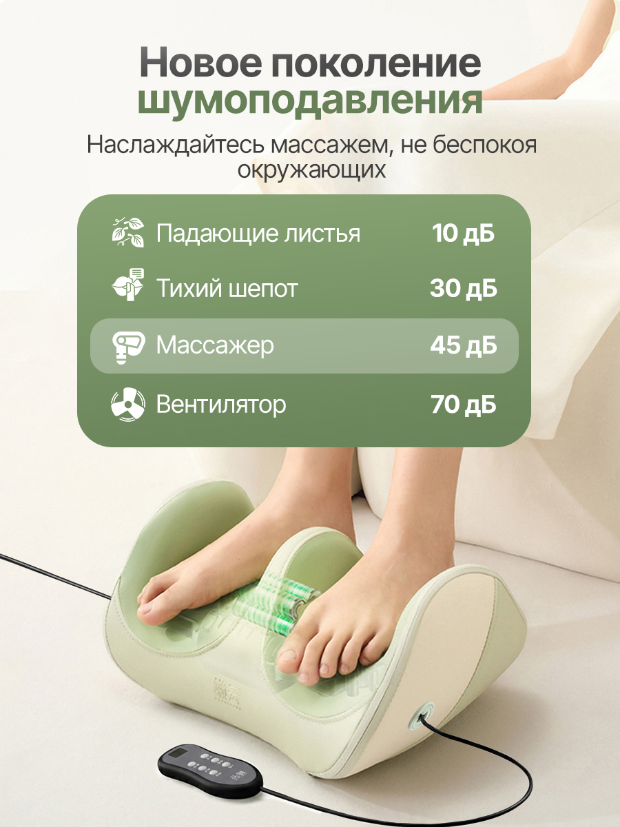 Вибромассажер для ног и ступней с проводным пультом управления DFC LAZYCLOUD VM-MA50