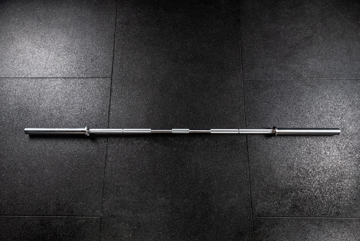 Гриф L2200 D50мм YouSteel Powerlifting bar 20kg, хром + хром