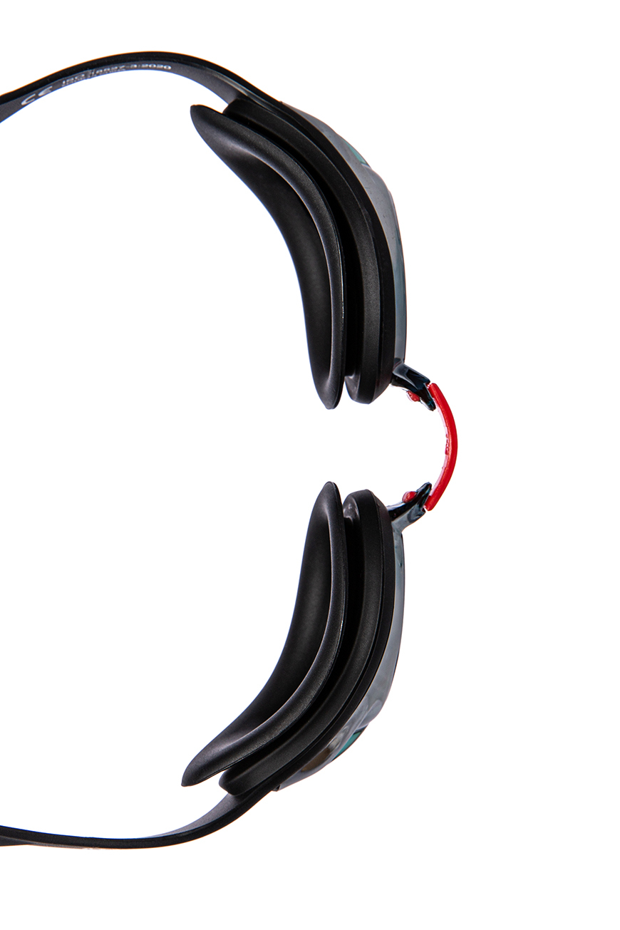 Очки для плавания Mad Wave Alligator mirror M0427 14 0 05W Красный