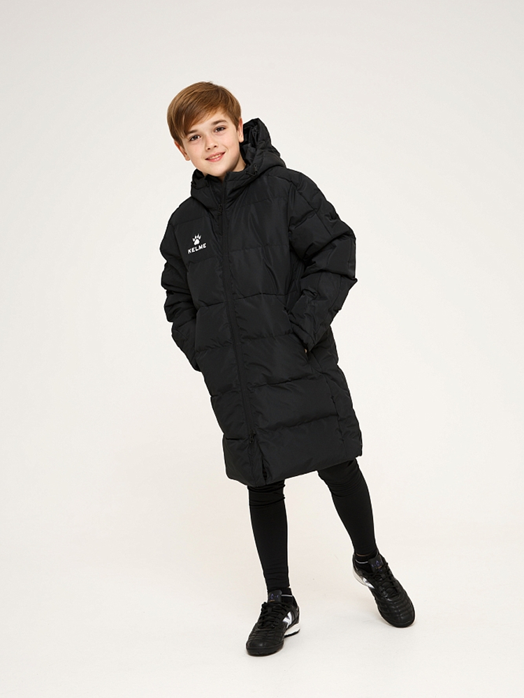 Детский пуховик Kelme Children's Long Cotton Clothes 8261MF3014-000 Black