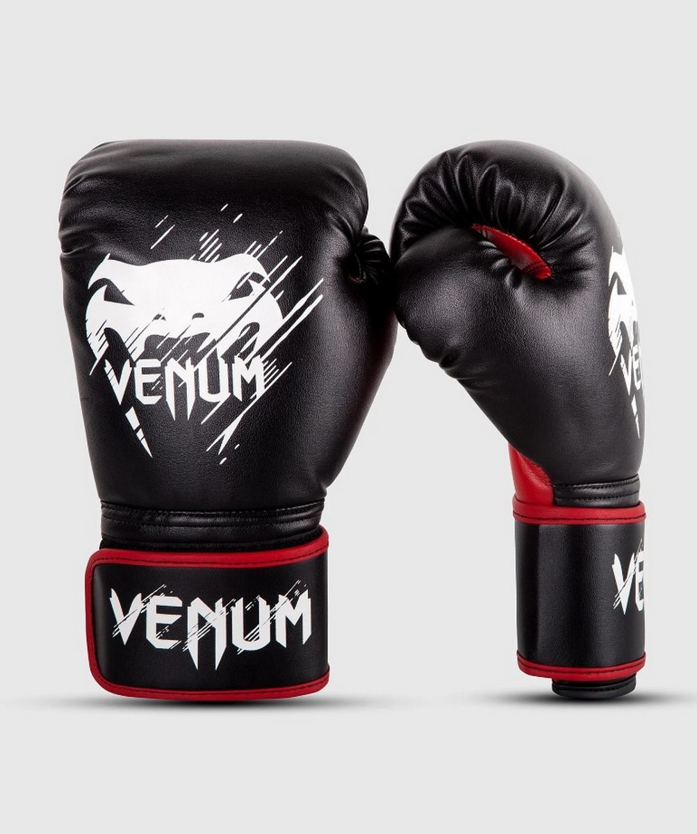 Перчатки детские Venum Contender 02822-100-4oz черный\красный