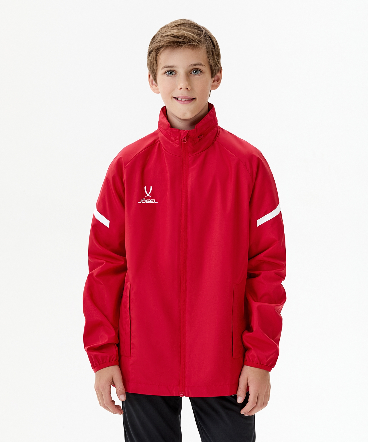 Куртка ветрозащитная, детский Jogel CAMP 2 Rain Jacket, красный