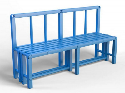 Скамья (вариант 11) 1300х450х800 мм Aquamania