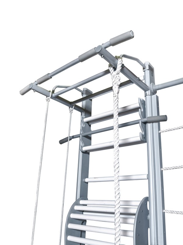 Детский спортивный комплекс Perfetto Sport "Scala in legno con rete 1"grigio PS-127