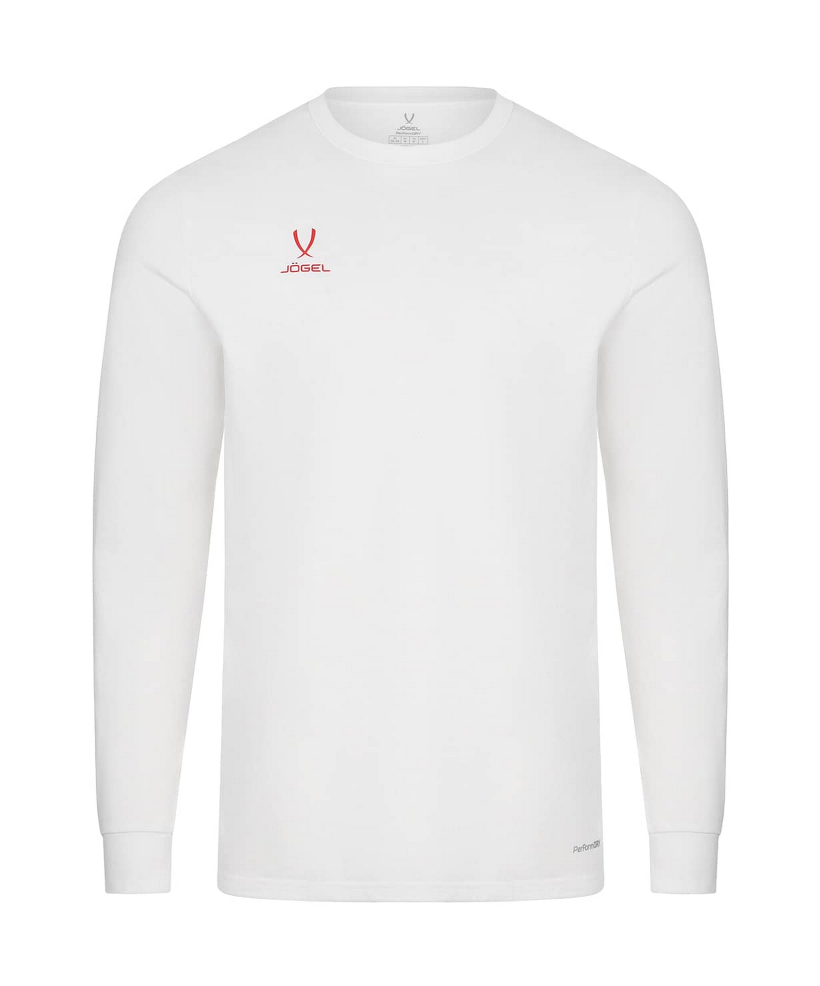 Футболка баскетбольная с длинным рукавом Jogel DIVISION PerFormDRY Pre-Match Longsleeve Jersey, белый